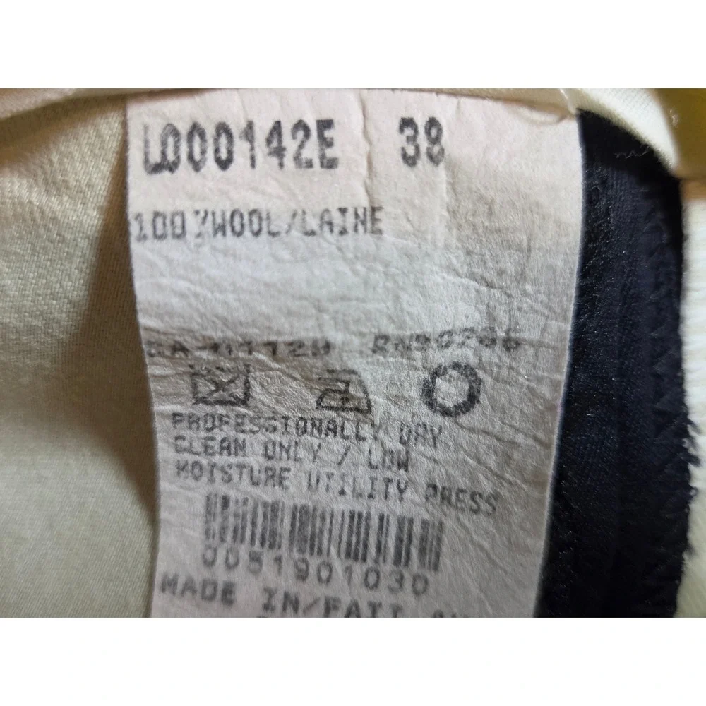 Polo Ralph Lauren University Club Mens Navy Blue Pleated Cuffed Wool Pants 36x31